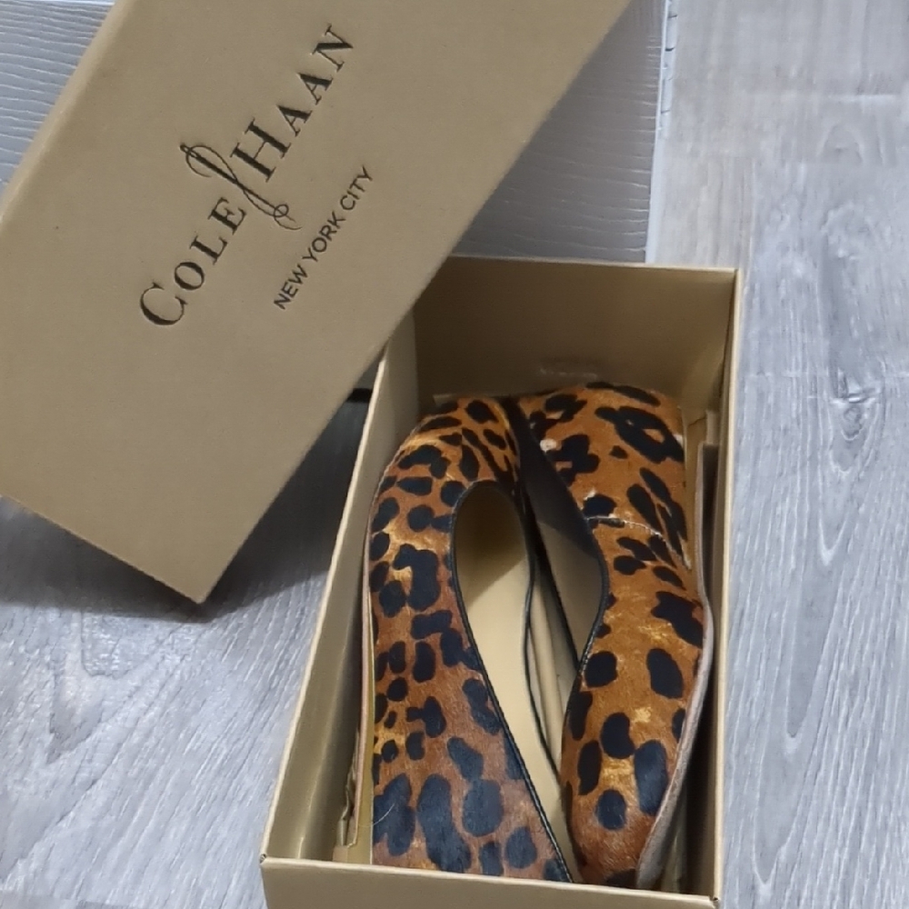 Cole Haan Brown and Black Suede Loafers
